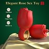 SMD New Sensation, Tongue Vibrator with 360° Rotated Licking Tongue & 8 Licking Modes, Clitoral & Nipple Stimulator, Rosegold