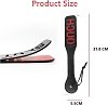 SMD OUCH! Fetish Spanking Paddle Series, BDSM Imprint Spanking Paddle, Faux Leather, 32cm, Black/Red