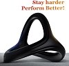SMD Mr Strong, 3-in-1 Cock Ring and Penis Enhancer, Black