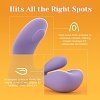 Tracy's Dog Swirlii Rotating Vibrator, Remote & Dual G-Spot & Clitoris Stimulation, Purple