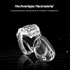 SMD EnCaged, Chastity Male Penis Cage, Adjustable 4 Fits, Hidden Lock & Hollow Design, Clear