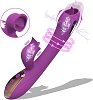 SMD Rebirth Rabbit Vibrator, 3-in-1 Sucking Swing & Licking Vibrator, Multiple Suction & Vibration Modes, Purple