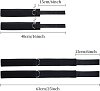 SMD Restrain me, Thigh And Wrist Cuffs, BDSM Σετ Δεσίματος Μηρού με Καρπό, Black