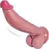 SMD Thick Joy, Realistic Dildo, Ρεαλιστικό Ομοιώμα Πέους με Όρχεις και Βεντούζα, 20cm, Flesh
