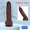 SMD Boytoy Realistic Dildo, Ρεαλιστικό Ομοιώμα Πέους με Όρχεις και Βεντούζα, 19.5cm, Black