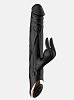 SMD Wet Dream, Rabbit Clitoral Stimulation and G Spot Vibrator 2-in1, Διπλός Δονητής με 10 Vibrating Modes 24.5cm, Black