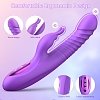 SMD Liberator Premium Multifunction Rabbit 360° Vibrator With Rotating, Thrusting & Heating Special Function, 24.5 cm, Purple