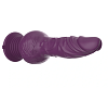 SMD Drill'n'Thrill, Thrusting Realistic Dildo Vibrator, 25cm 3 Bouncing & 10 Vibration Modes, Purple