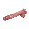SMD NEON Grande, Premium Realistic Dildo 27cm, Ρεαλιστικό Ομοιώμα Πέους με Όρχεις και Βεντούζα, Caramel