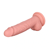 SMD New Stallion Midi Rocks, Realistic Liquid Silicone Dildo 17cm, Ρεαλιστικό Ομοιώμα Πέους με Όρχεις και Βεντούζα, Flesh
