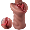 SMD Vixen Jasmine, Vagina Masturbator with 3D Textured Realistic Pussy, Brown