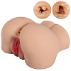 SMD Menjoy Ishtar, 2-in-1 Masturbator with 3D Textured Realistic Pussy & Ass, Super Soft Skin, Flesh