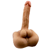 SMD Dual Fantasy, 2-in-1 Sex Doll with 19cm Dildo Bendable and Tight Anus, Flesh