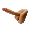 SMD Dual Fantasy, 2-in-1 Sex Doll with 19cm Dildo Bendable and Tight Anus, Flesh