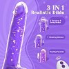 Tracy’s Dog JeliVoy Realistic Dildo 23.5cm με Remote, Λειτουργία Thrusting & Heating, Purple