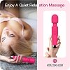 SMD Vibrator Wand, Ασύρματος Κλειτοριδικός δονητής, 20 Vibrations & 8 intensities, Pink