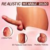 SMD Realistic Strap On Dildo Panty 18cm Flesh Color