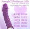 SMD Jumper-O, Realistic Vibrator Dildo 22,1cm Ρεαλιστικός Δονητής, Purple