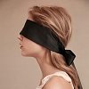 SMD Prime Instinct - Satin BDSM Eye Mask, 150cm, Black