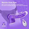 Tracy’s Dog JeliVoy Realistic Dildo 23.5cm με Remote, Λειτουργία Thrusting & Heating, Purple
