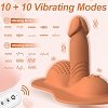 SMD Fun Ride, Sex Machine με Vibrator & Clit Stimulator με Remote & 10 +10 Vibrating Modes