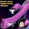 SMD Rebirth Rabbit Vibrator, 3-in-1 Sucking Swing & Licking Vibrator, Multiple Suction & Vibration Modes, Purple