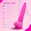 Tracy’s Dog JeliVoy Realistic Dildo 21cm, Thrusting & Heating Function, Remote control, Rose
