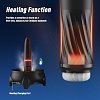 Tracy's Dog Steelcan Automatic Male Masturbator, 3 Twisting and 5 Thrusting Vibration Modes, Heating Function, Black