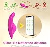 SMD Wearable Panty Thrill Vibrator, App-Controlled Portable Butterfly Vibrator for Couples, 9 Modes, IPX7 Waterproof, Purple
