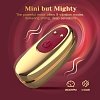 Tracy's Dog LOVE Remote Couple Interactive Kit, Dual Cock Ring, Couple & Finger Vibrator with Vibrating Bullet, Red