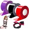SMD Well Behaved, 4-Pack Bondage Sex Tape Set BDSM, 3 Ταινίες Δεσίματος (10m.) σετ με Μάσκα, Various Colors
