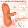 SMD Fun Ride, Sex Machine με Vibrator & Clit Stimulator με Remote & 10 +10 Vibrating Modes