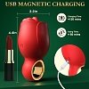 SMD New Sensation, Tongue Vibrator with 360° Rotated Licking Tongue & 8 Licking Modes, Clitoral & Nipple Stimulator, Rosegold