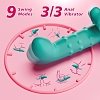 SMD Erotikon, Rose Clitoral Stimulation and G Spot Vibrator 2-in1, Διπλός Δονητής με 27 Stimulating Modes, Green