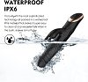 SMD Wet Dream, Rabbit Clitoral Stimulation and G Spot Vibrator 2-in1, Διπλός Δονητής με 10 Vibrating Modes 24.5cm, Black