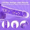 Tracy’s Dog JeliVoy Realistic Dildo 23.5cm με Remote, Λειτουργία Thrusting & Heating, Purple