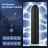 SMD Lipstick Vibrator for G spot, Clitoral & Anal stimulation, Ασύρματος με 10 επιλογές Δόνησης, Black