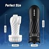 Tracy's Dog Steelcan Automatic Male Masturbator, 3 Twisting and 5 Thrusting Vibration Modes, Heating Function, Black