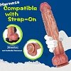 SMD Goliath, Realistic Dildo XXL, Ρεαλιστικό Ομοιώμα Πέους με Όρχεις και Βεντούζα, 44cm, Flesh