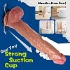 SMD Goliath, Realistic Dildo XXL, Ρεαλιστικό Ομοιώμα Πέους με Όρχεις και Βεντούζα, 44cm, Flesh