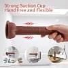 SMD Mr. Big, Realistic Dildo with Dual Layer Silicone, Ρεαλιστικό Ομοιώμα Πέους με Όρχεις και Βεντούζα, 22cm, Brown