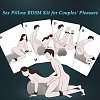 SMD Posture Mattress, Sex Pillow Cushion with Bondage Cuffs, Cross Strap & Nipple Clamps BDSM Kit