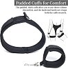 SMD Restrain me, Thigh And Wrist Cuffs, BDSM Σετ Δεσίματος Μηρού με Καρπό, Black