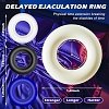 SMD Stay Hard Penis Rings Set, Comfort Fit Δαχτυλίδια Στύσης Σιλικόνης, Black/Blue/Transparent, 3τμχ