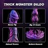 SMD Mutantic Mustang Horse, Realistic Monster Dildo with 2 Knots 22cm
