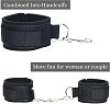 SMD Restrain me, Thigh And Wrist Cuffs, BDSM Σετ Δεσίματος Μηρού με Καρπό, Black