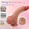 SMD Erratic, Realistic Dildo 20cm with Dual Layer Silicone, Ρεαλιστικό Ομοιώμα Πέους με Όρχεις και Βεντούζα, Flesh