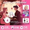 SMD Wavehead, App Controlled Vibrator for Couples, Ασύρματος Κλειτοριδικός Δονητής με Bluetooth για Ζευγάρια, Pink