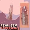 SMD Fullfiller, Realistic Dildo, Ρεαλιστικό Ομοιώμα Πέους με Όρχεις και Βεντούζα από Σιλικόνη, 23.5cm, Caramel