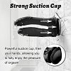 SMD Twisted Twins, Double Ended Realistic Dildo, Suction Cup Base, 16-18cm, Black